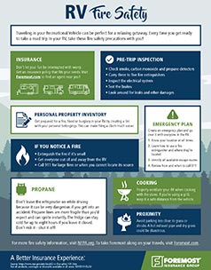 RV Fire Safety Infographic
