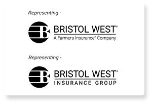 Bristol West Black Text Logo